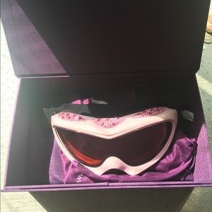 Pink crystal Ski mask